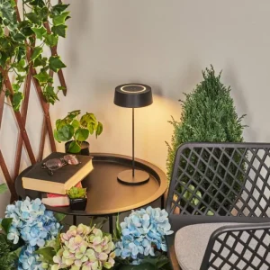 hofstein Lampe à poser Kouvi LED Noir, 1 lumière* Lampes Modernes