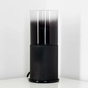 hofstein Lampe à poser Kuparuk Fumée, Noir, 1 lumière* Lampes Modernes