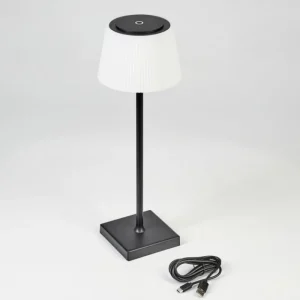 hofstein Lampe à poser Longchamps LED Noir, 1 lumière* Lampes Modernes