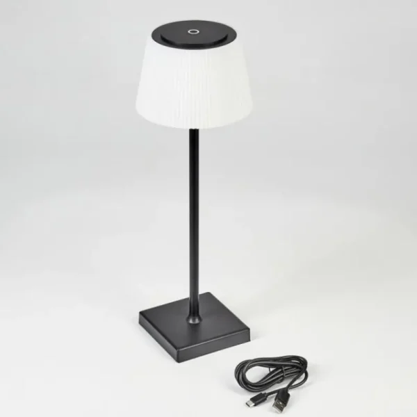 hofstein Lampe à poser Longchamps LED Noir, 1 lumière* Lampes Modernes