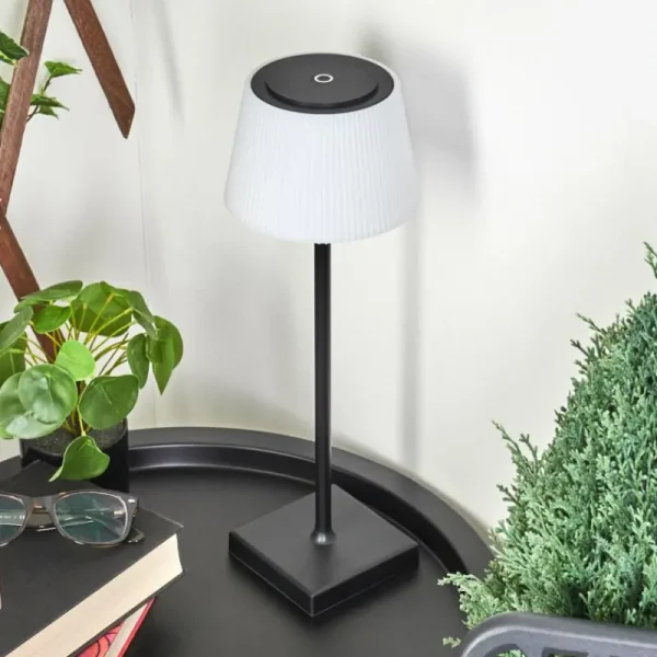 hofstein Lampe à poser Longchamps LED Noir, 1 lumière* Lampes Modernes
