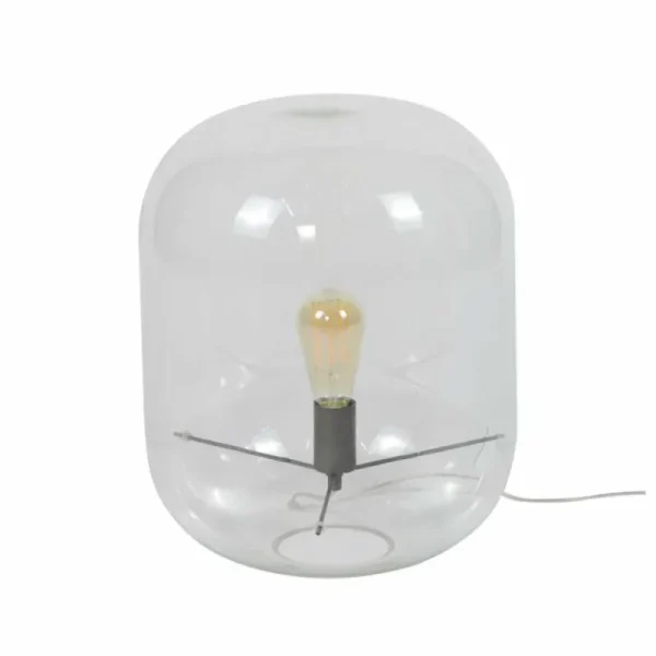 hofstein Lampe à poser Luttelgeest Transparent, 1 lumière* Lampes En Verre