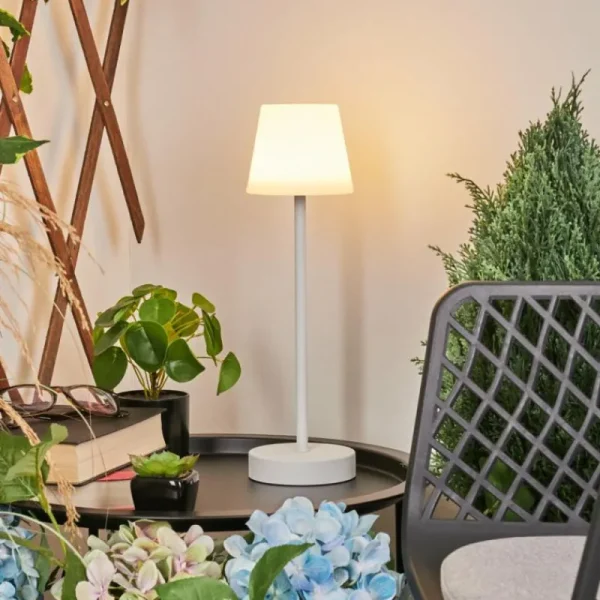 hofstein Lampe à poser Maza LED Blanc, 1 lumière* Lampes Modernes