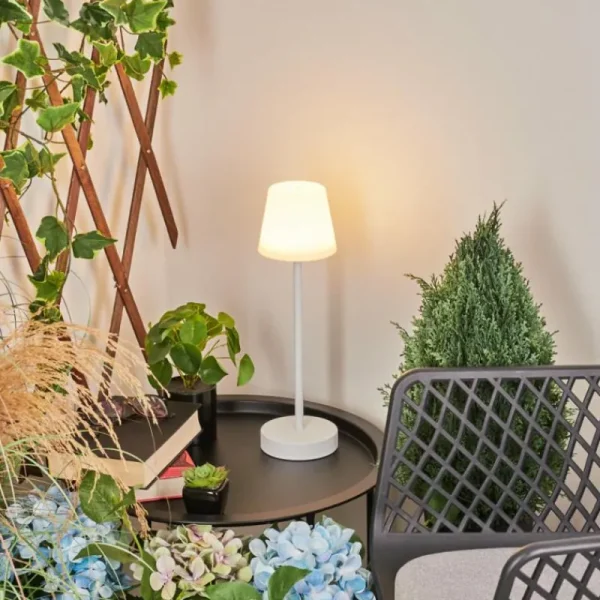 hofstein Lampe à poser Maza LED Blanc, 1 lumière* Lampes Modernes