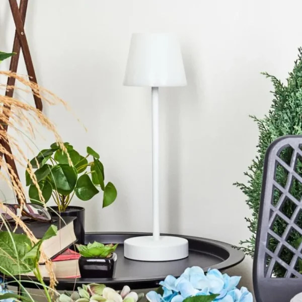 hofstein Lampe à poser Maza LED Blanc, 1 lumière* Lampes Modernes