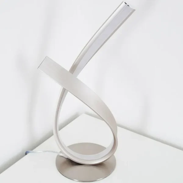 hofstein Lampe à poser Medle LED Nickel mat, 1 lumière* Lampes Modernes