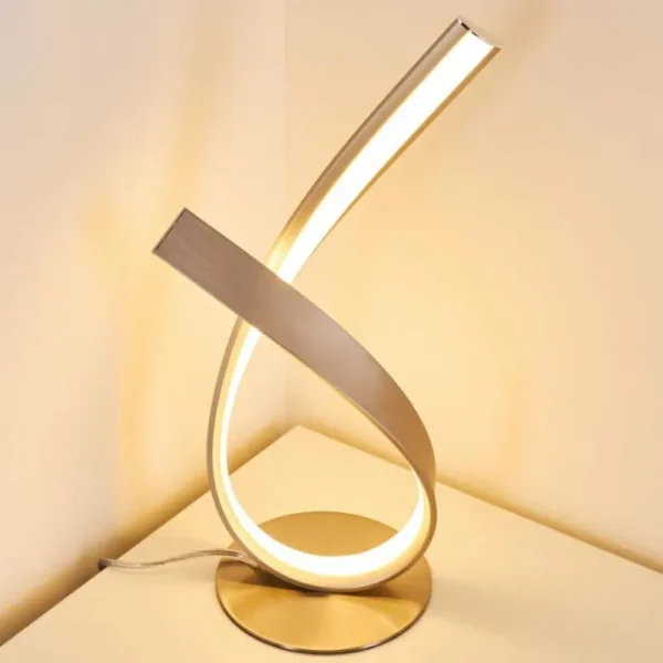 hofstein Lampe à poser Medle LED Nickel mat, 1 lumière* Lampes Modernes