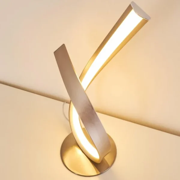 hofstein Lampe à poser Medle LED Nickel mat, 1 lumière* Lampes Modernes