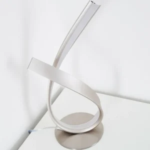 hofstein Lampe à poser Medle LED Nickel mat, 1 lumière* Lampes Modernes