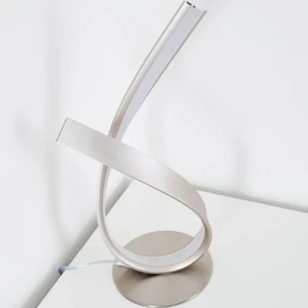 hofstein Lampe à poser Medle LED Nickel mat, 1 lumière* Lampes Modernes