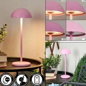 hofstein Lampe à poser Pelaro LED Rose, 1 lumière* Lampes Modernes