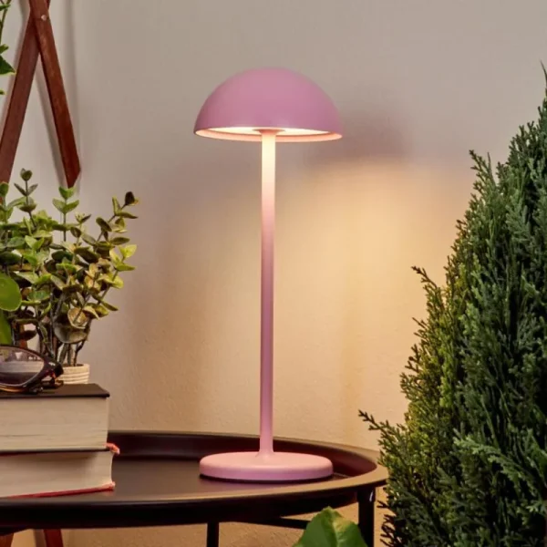hofstein Lampe à poser Pelaro LED Rose, 1 lumière* Lampes Modernes