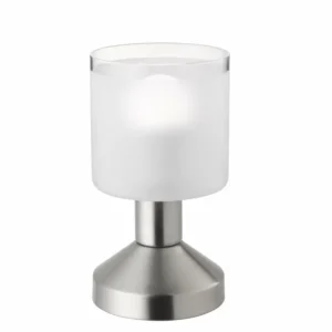 Luminaires Reality Lampe à poser Reality Gral Nickel mat, 1 lumière* Lampes En Verre