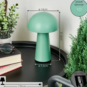 hofstein Lampe à poser Telve LED Vert, 1 lumière* Lampes Modernes