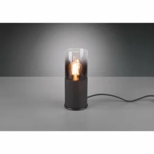 Luminaires Trio Lampe à poser Trio Leuchten ROBIN Noir, 1 lumière* Lampes En Verre