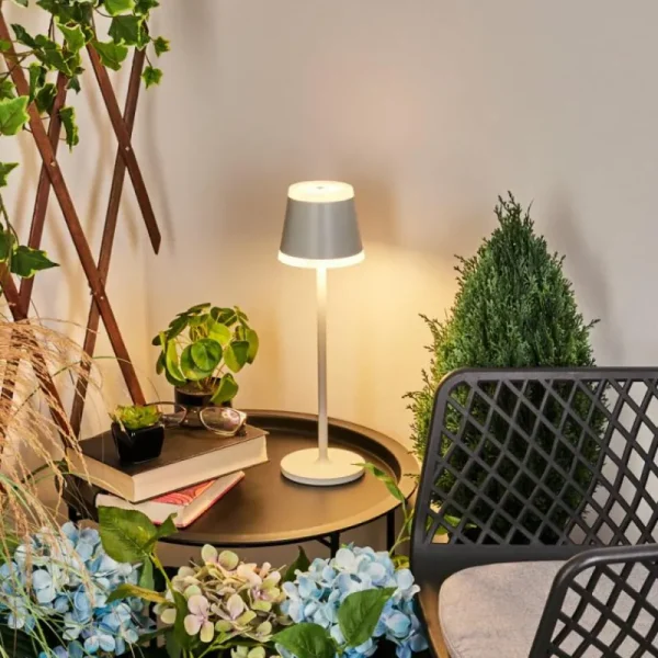 hofstein Lampe à poser Walt LED Gris, 1 lumière* Lampes Modernes