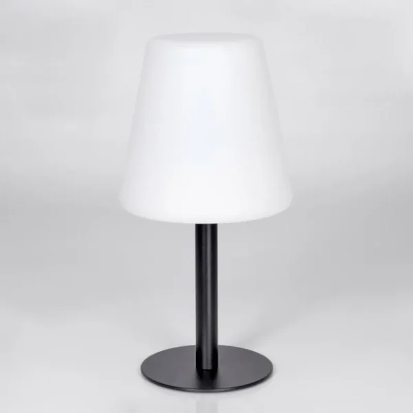 hofstein Lampe à poser Zoume Solar LED Noir, 8 lumières, Changeur de couleurs* Lampes Modernes