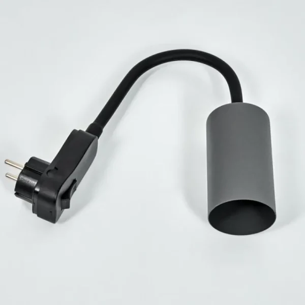 hofstein lampe à prise électrique Javel Noir, 1 lumière* Lampes Modernes