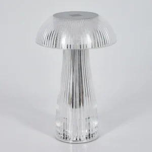 hofstein Lampe Champignon Balsa Lampe à poser LED Transparent, 1 lumière* Lampes Modernes