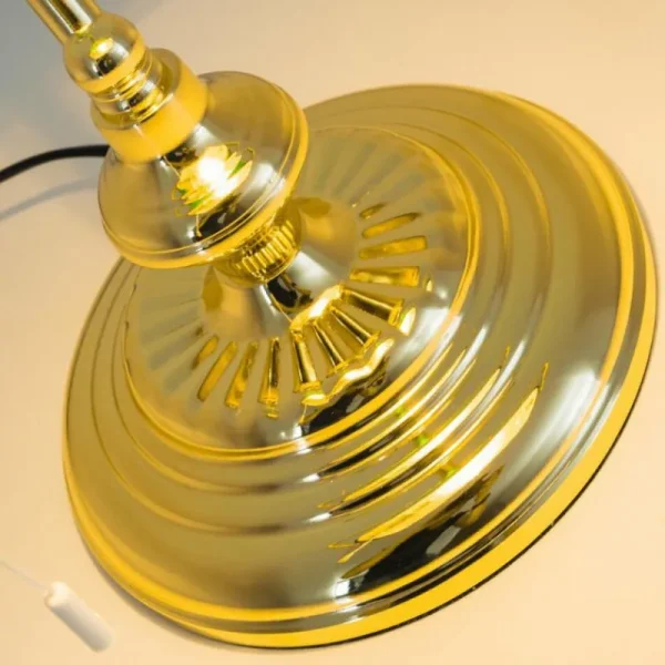 hofstein Lampe de banquier Laiton, 1 lumière* Lampes En Verre