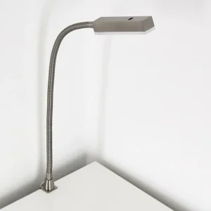 hofstein Lampe de chevet Alamo Nickel mat, 1 lumière, Détecteur de mouvement* Lampes Modernes