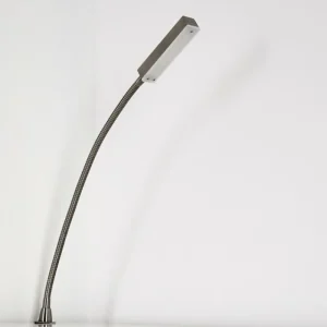 hofstein Lampe de chevet Alamo Nickel mat, 1 lumière, Détecteur de mouvement* Lampes Modernes