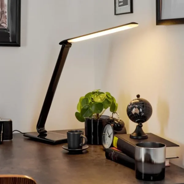 hofstein Lampe de table Chozendo LED Noir, 1 lumière* Lampes Modernes