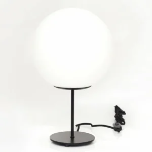 hofstein Lampe de table Karhia Noir, 1 lumière* Lampes En Verre