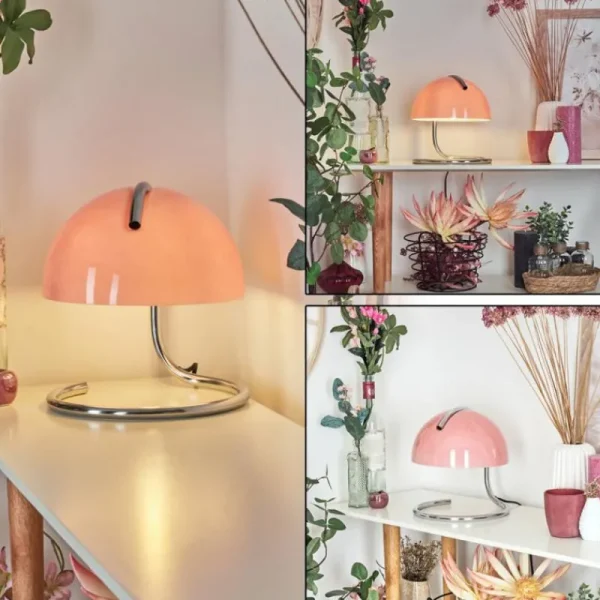 hofstein Lampe de table Seladinhas Chrome, 1 lumière* Lampes En Verre