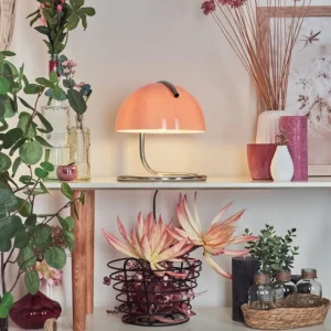hofstein Lampe de table Seladinhas Chrome, 1 lumière* Lampes En Verre