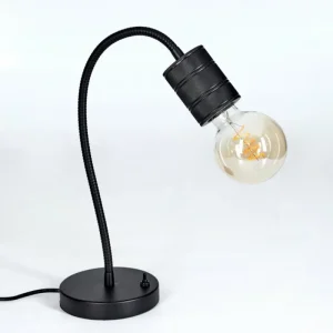 hofstein Lampe de table Ajaccio Noir, 1 lumière* Lampes Modernes