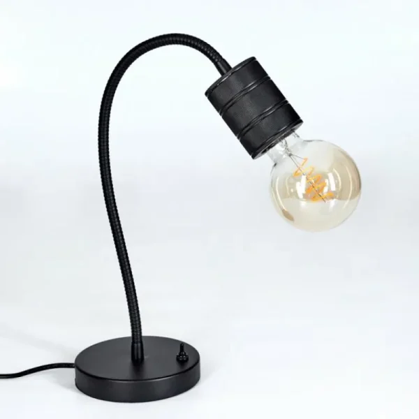 hofstein Lampe de table Ajaccio Noir, 1 lumière* Lampes Modernes