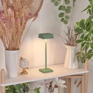 hofstein Lampe de table Algeraz LED Vert, 1 lumière* Lampes Modernes
