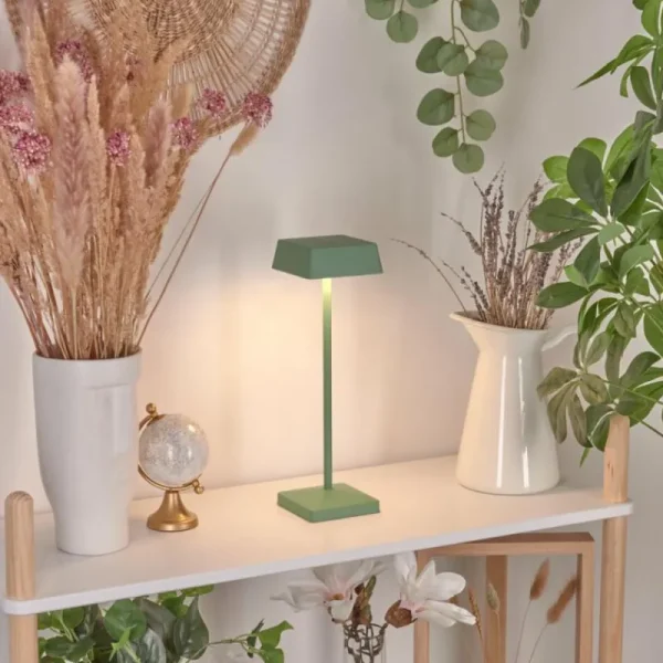 hofstein Lampe de table Algeraz LED Vert, 1 lumière* Lampes Modernes