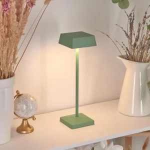 hofstein Lampe de table Algeraz LED Vert, 1 lumière* Lampes Modernes