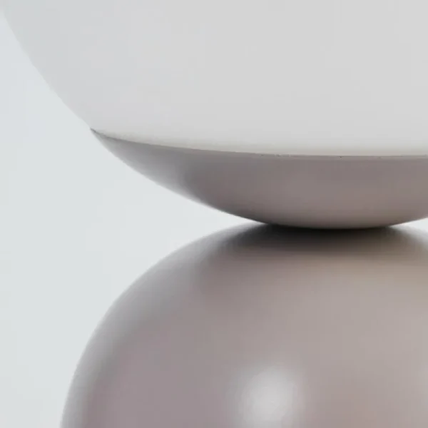 hofstein Lampe de table Alolas Gris, 1 lumière* Lampes En Verre