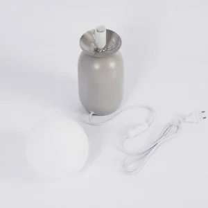 hofstein Lampe de table Alolas Gris, 1 lumière* Lampes En Verre