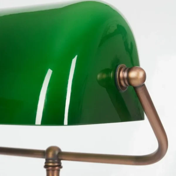 hofstein Lampe de table Argyle Bronze, 1 lumière* Lampes En Verre