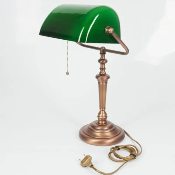 hofstein Lampe de table Argyle Bronze, 1 lumière* Lampes En Verre