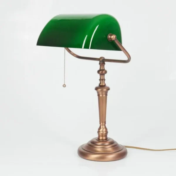 hofstein Lampe de table Argyle Bronze, 1 lumière* Lampes En Verre