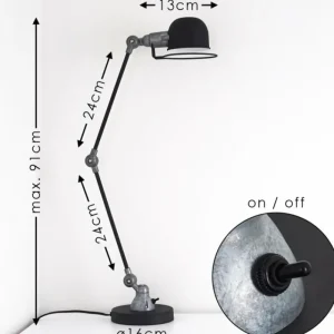 hofstein Lampe de table Arild Noir, 1 lumière* Lampes Modernes