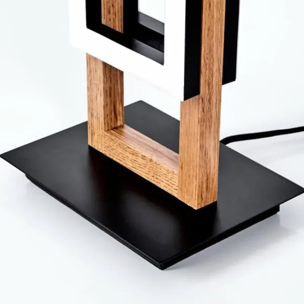 hofstein Lampe de table Ayajasco LED Couleur bois, Noir, 1 lumière* Lampes Modernes