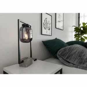 By Rydéns Lampe de table By Rydens Dixton Noir, 1 lumière* Lampes En Verre