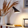 hofstein Lampe de table Corralcay Chrome, Noir, 1 lumière* Lampes Modernes