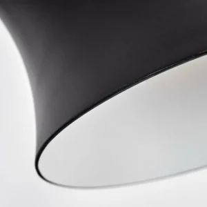 hofstein Lampe de table Corralcay Chrome, Noir, 1 lumière* Lampes Modernes