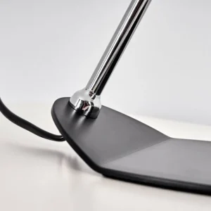 hofstein Lampe de table Corralcay Chrome, Noir, 1 lumière* Lampes Modernes