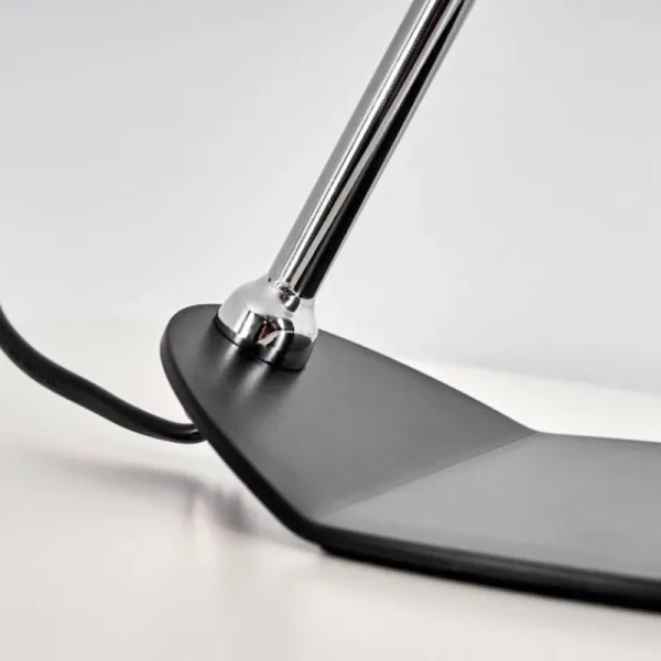 hofstein Lampe de table Corralcay Chrome, Noir, 1 lumière* Lampes Modernes