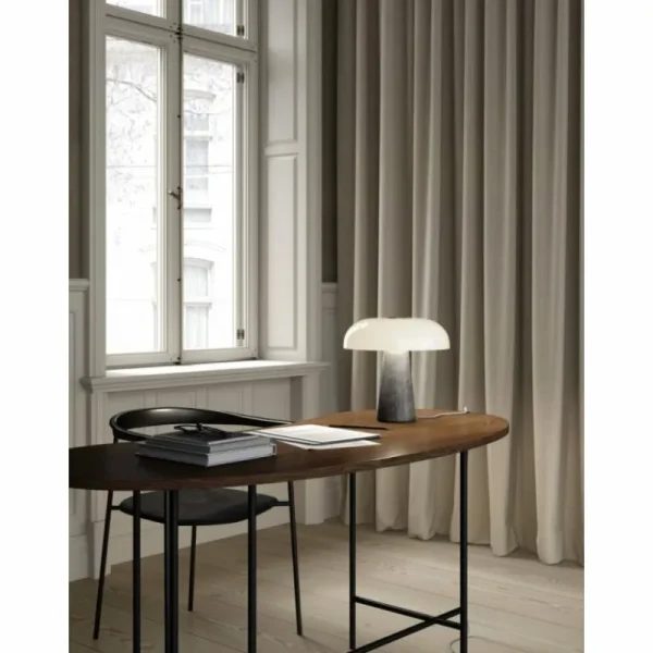 Design For The People by Nordlux Lampe de table GLOSSY Gris, 1 lumière* Lampes En Verre