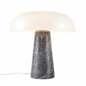 Design For The People by Nordlux Lampe de table GLOSSY Gris, 1 lumière* Lampes En Verre