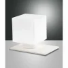 Luminaires Fabas Luce Lampe de table Fabas Luce Zara LED Blanc, 1 lumière* Lampes En Verre